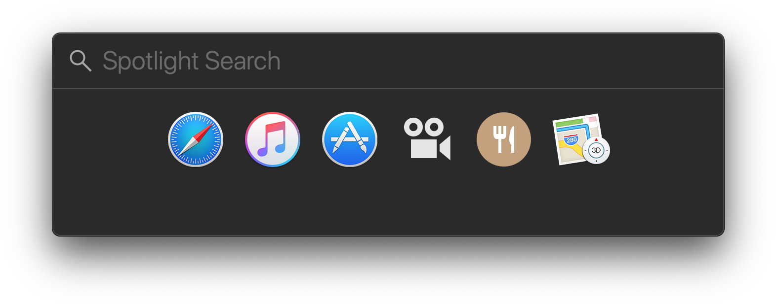 App Store Icon On Spotlight On Mojave Is Still The - App Store Clipart (1584x636), Png Download