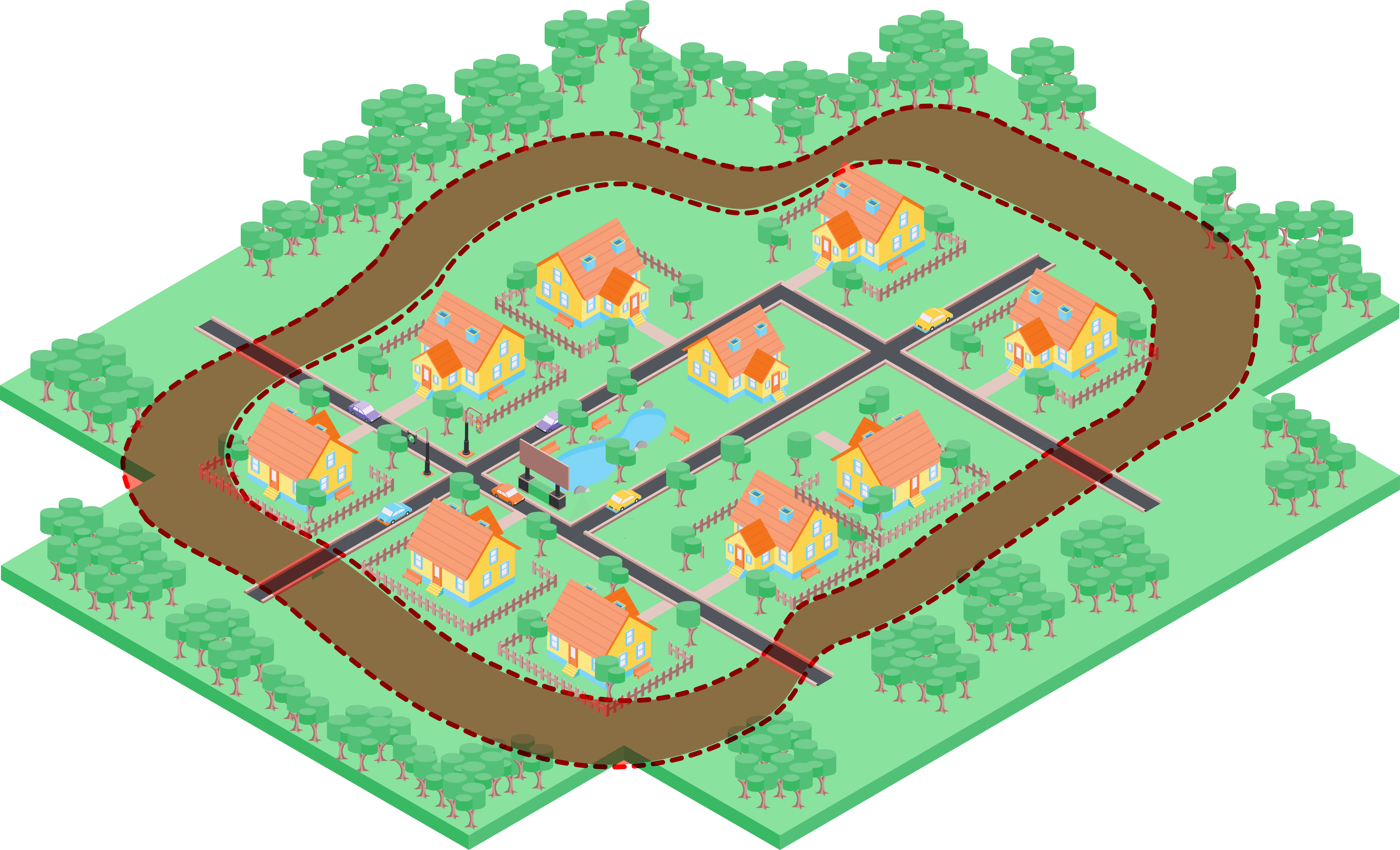 Aglomerado - Illustration Clipart (5437x3303), Png Download