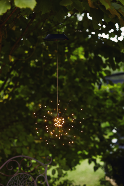 Solar Decoration Firework Solar - Tree Clipart (600x600), Png Download