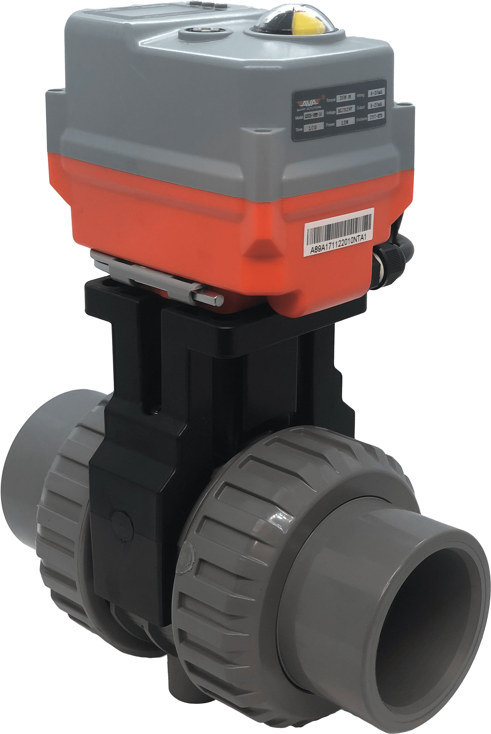 Cepex Extreme Motorized Pvc Ball Valve With Ava Electric - Machine Clipart (2352x3480), Png Download