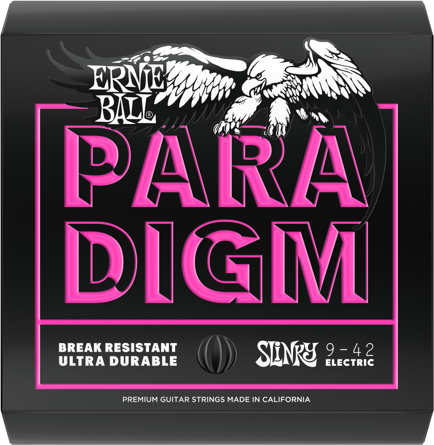 Ernie Ball Paradigm Super Slinky Electric Guitar Strings - Ernie Ball Paradigm Super Slinky Clipart (1000x1000), Png Download