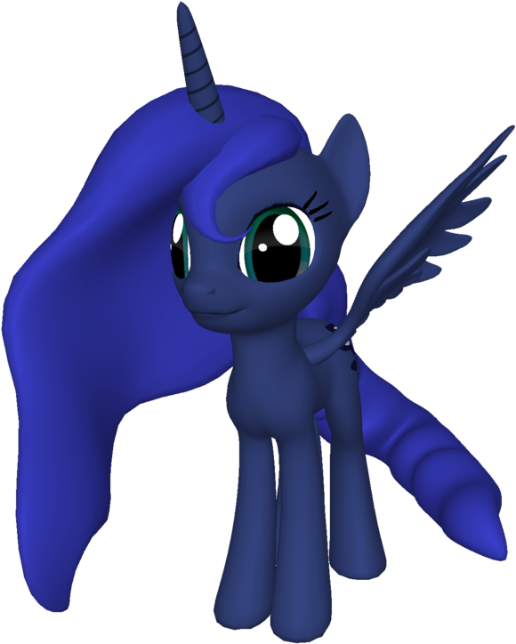 , Pony, P - Pony Creator 3d Luna Clipart (1024x768), Png Download