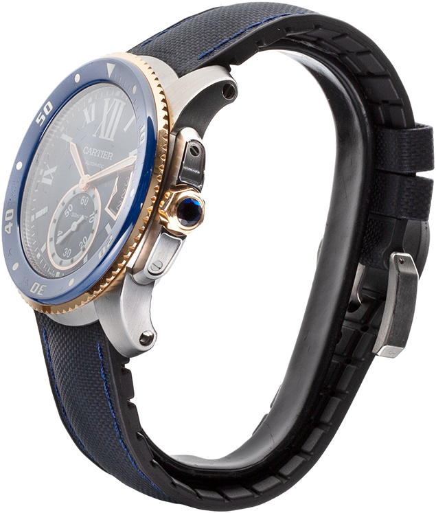 Cartier Calibre De Cartier Diver - Analog Watch Clipart (850x850), Png Download