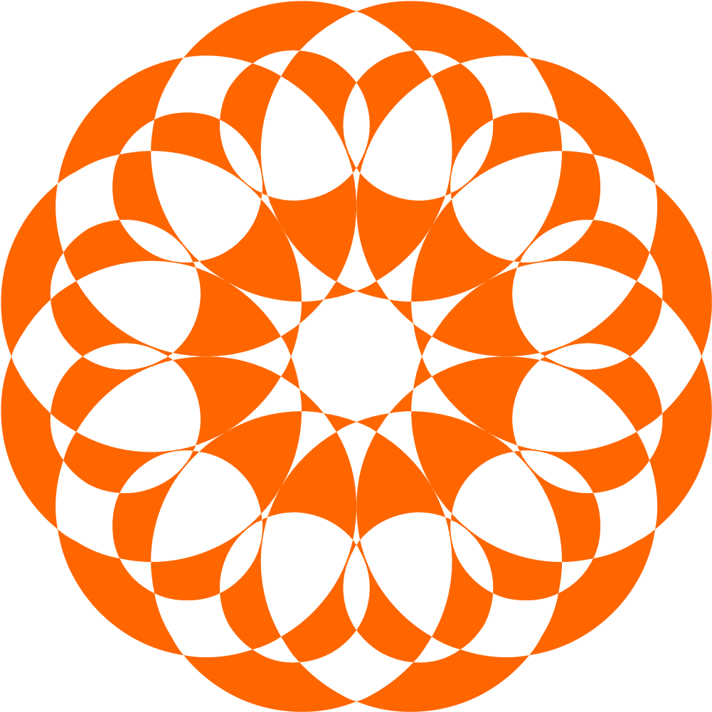Floral Ornament, Ornament, Shape, Orange, Circle Png - Chinese Taipei Overwatch Clipart (1062x1062), Png Download
