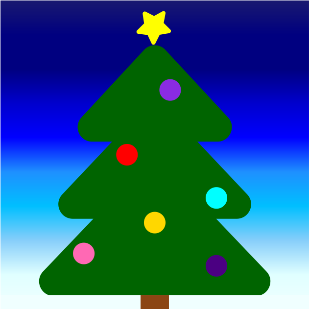 Christmas Tree Clipart (1200x630), Png Download