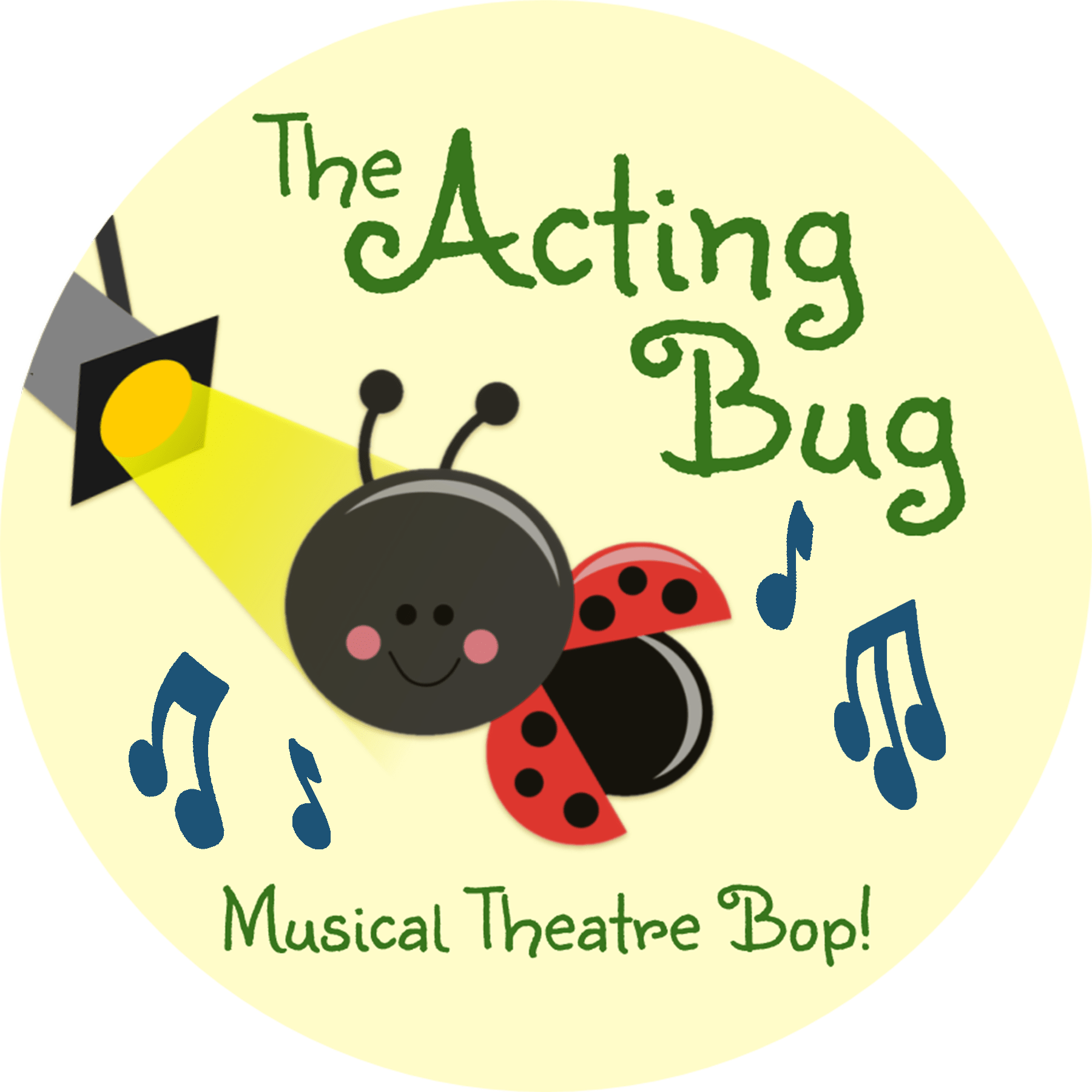 Acting Bug Musical Theatre Bop Min - Spot Light Clip Art - Png Download (1800x1800), Png Download