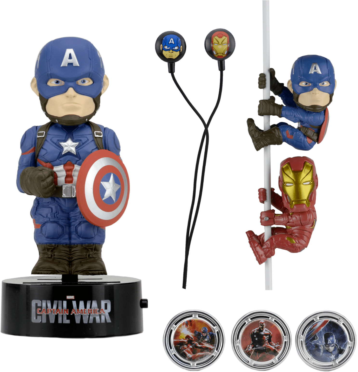 Neca Captain America 3 Civil War Limited Edition Action - Captain America Clipart (1600x1600), Png Download