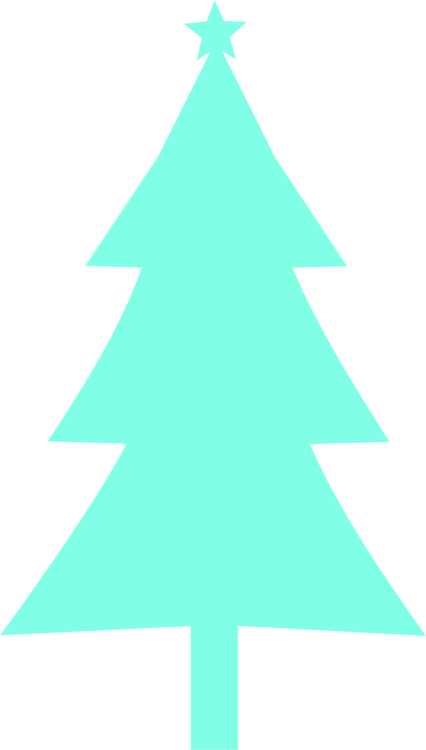 Christmas Tree Christmas Day Clip Art Christmas Holiday - Christmas Tree Outline Png Clipart Transparent Png (426x750), Png Download
