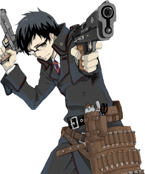Blue Exorcist Png - Blue Exorcist Yukio Clipart (500x617), Png Download