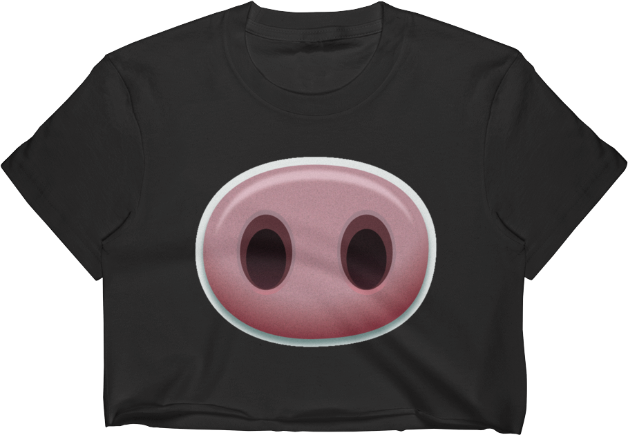 Emoji Crop Top T Shirt - Active Shirt Clipart (1000x1000), Png Download