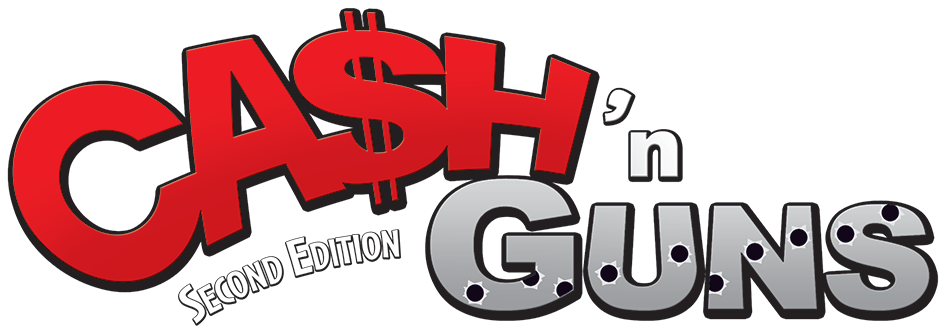 Cash N Guns Logo Clipart (1000x383), Png Download