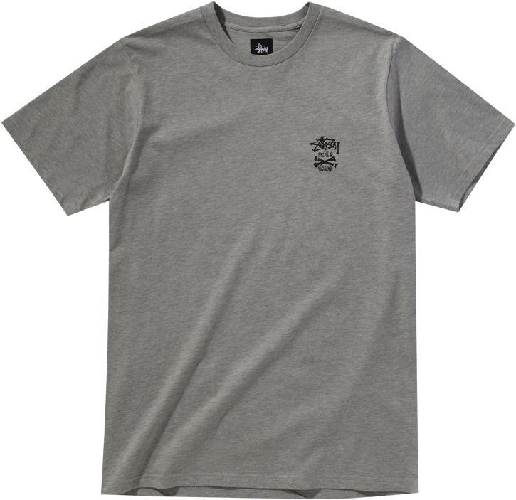 Stussy Skull Tee Stussy Skull Tee - Active Shirt Clipart (800x720), Png Download