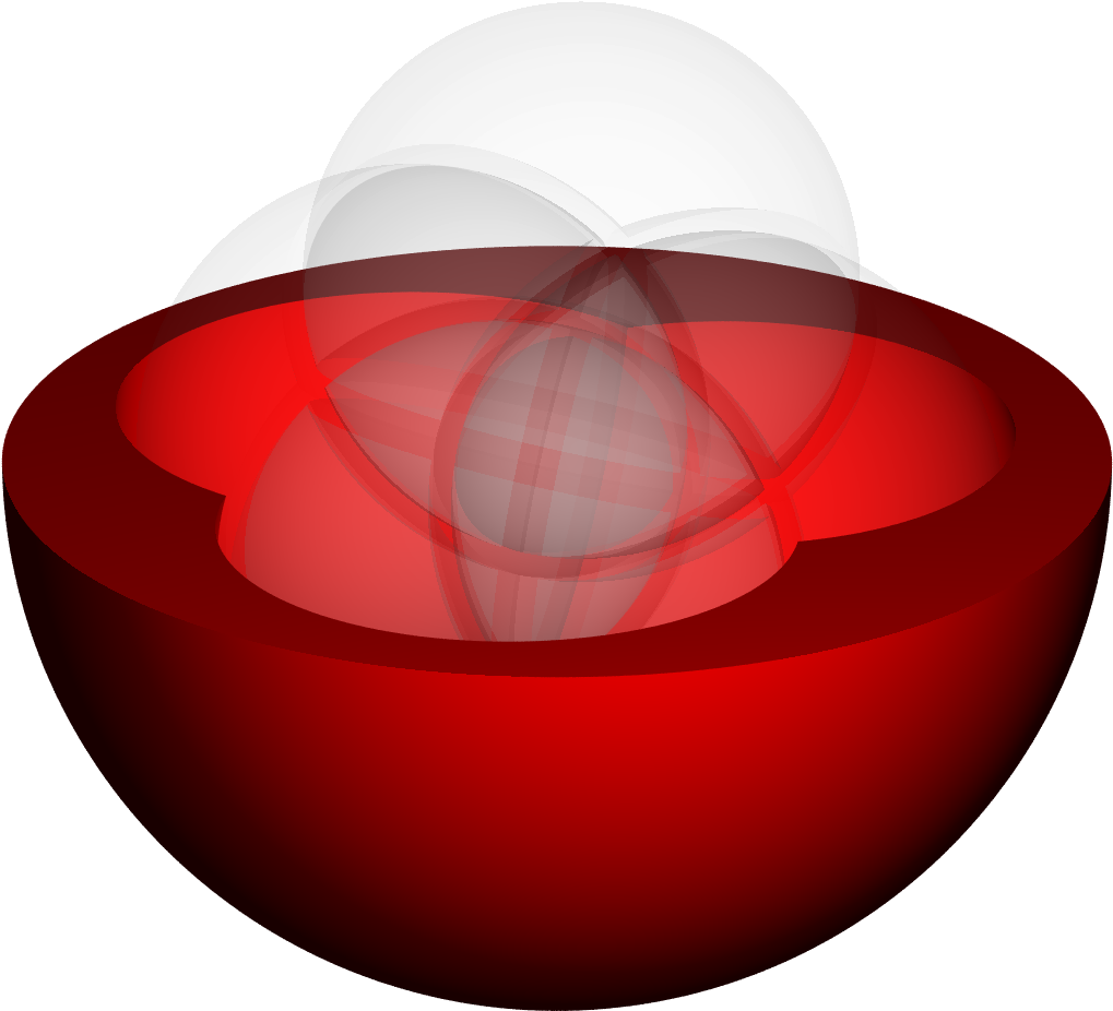 Venn 1000 0000 0000 0000 - Sphere Clipart (1024x1024), Png Download