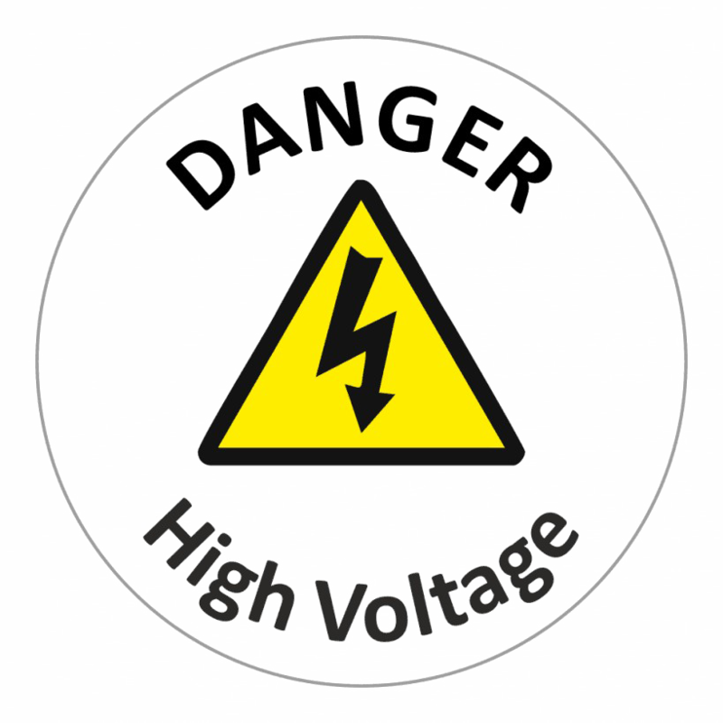 High Voltage Sign Png Image - High Voltage Png Clipart (800x800), Png Download