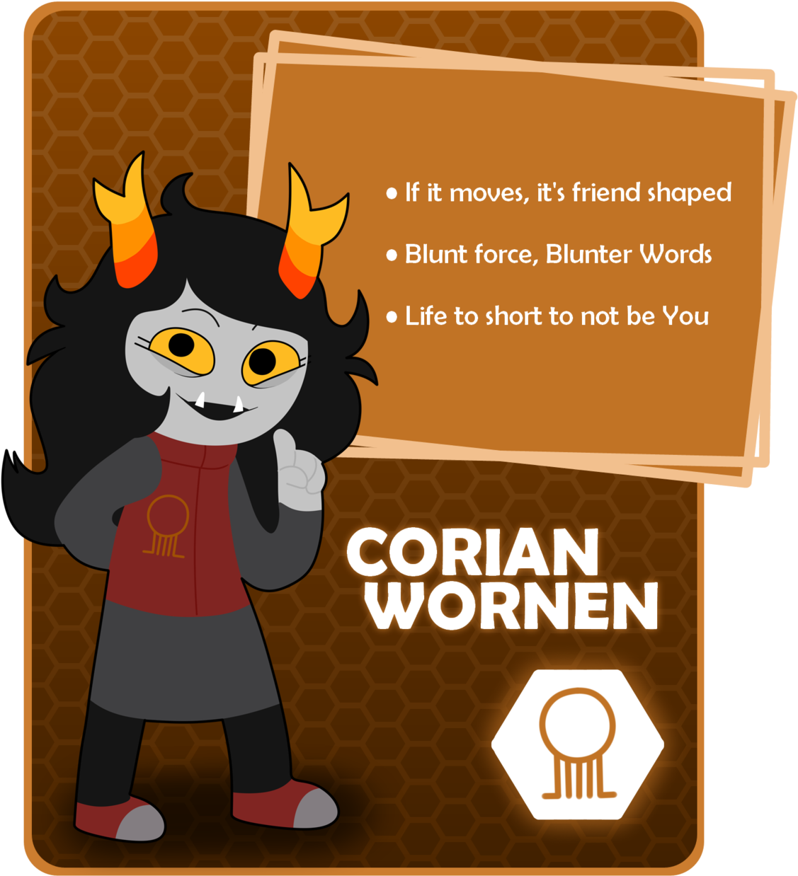 Homestuck And Hiveswap - Homestuck Trollcall Card Clipart (1280x1346), Png Download