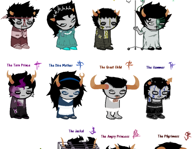 Homestuck Clipart Horoscope - 13 Ghost The Angry Princess Artwork - Png Download (640x480), Png Download