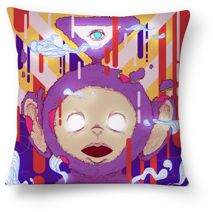 Almofada Tinky Winky De Márcio Willianna - Tinky-winky Clipart (800x800), Png Download