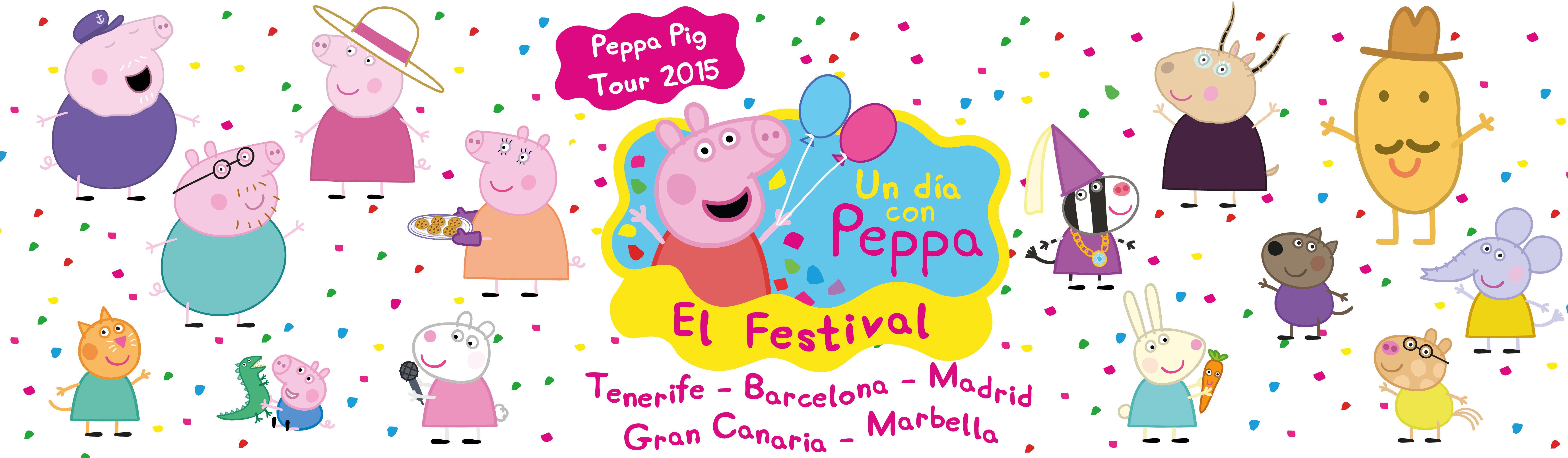 Peppa Clipart (7079x2083), Png Download