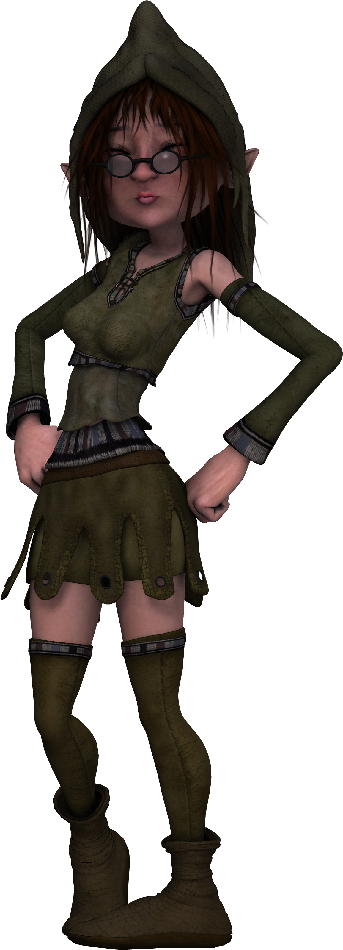 Girl Young Cheerful Cheeky Fantasy 1698870 - Cartoon Clipart (6000x4500), Png Download