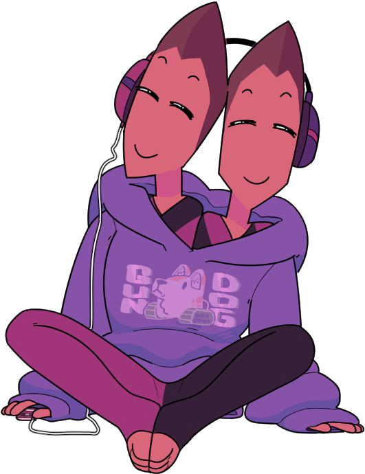 Twin Drawing Colorful - Steven Universe Gems In Hoodies Clipart (600x800), Png Download