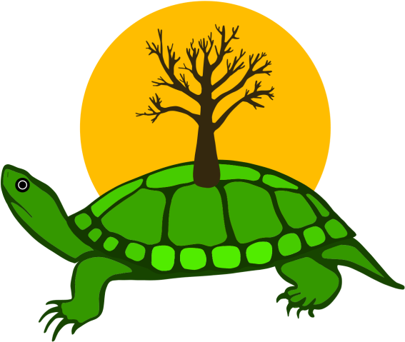 “i Was Glad That Turtle Island Was The One That Was - First Nations Turtle Art Clipart (780x658), Png Download