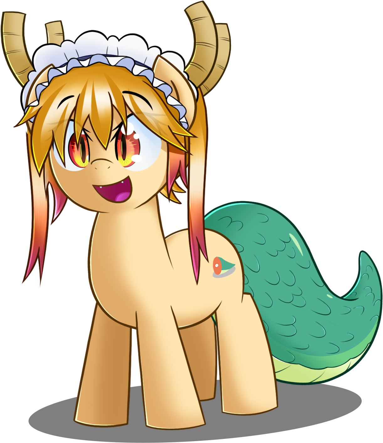 Shakespearicles - Miss Kobayashi's Dragon Maid Mlp Clipart (1257x1442), Png Download