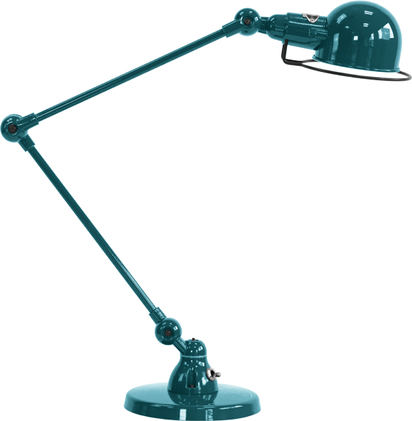 Lampada Da Tavolo Con 4 Braccia Articolate Signal - Jielde Brushed Clipart (596x609), Png Download