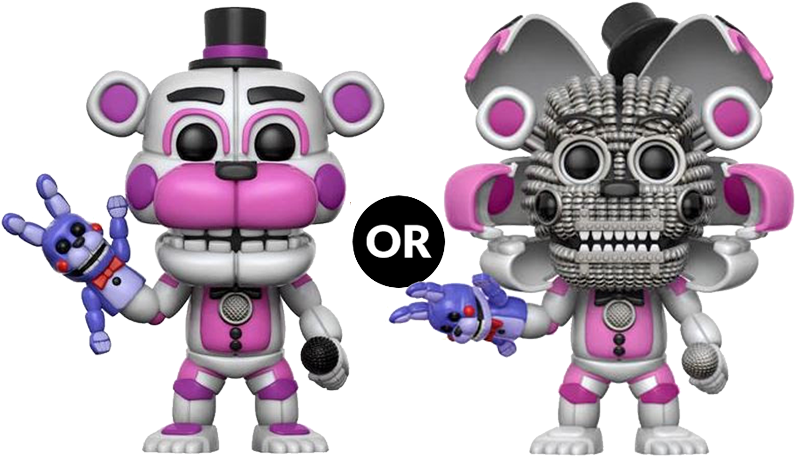 More Images - Funtime Freddy Pop Vinyl Clipart (800x800), Png Download