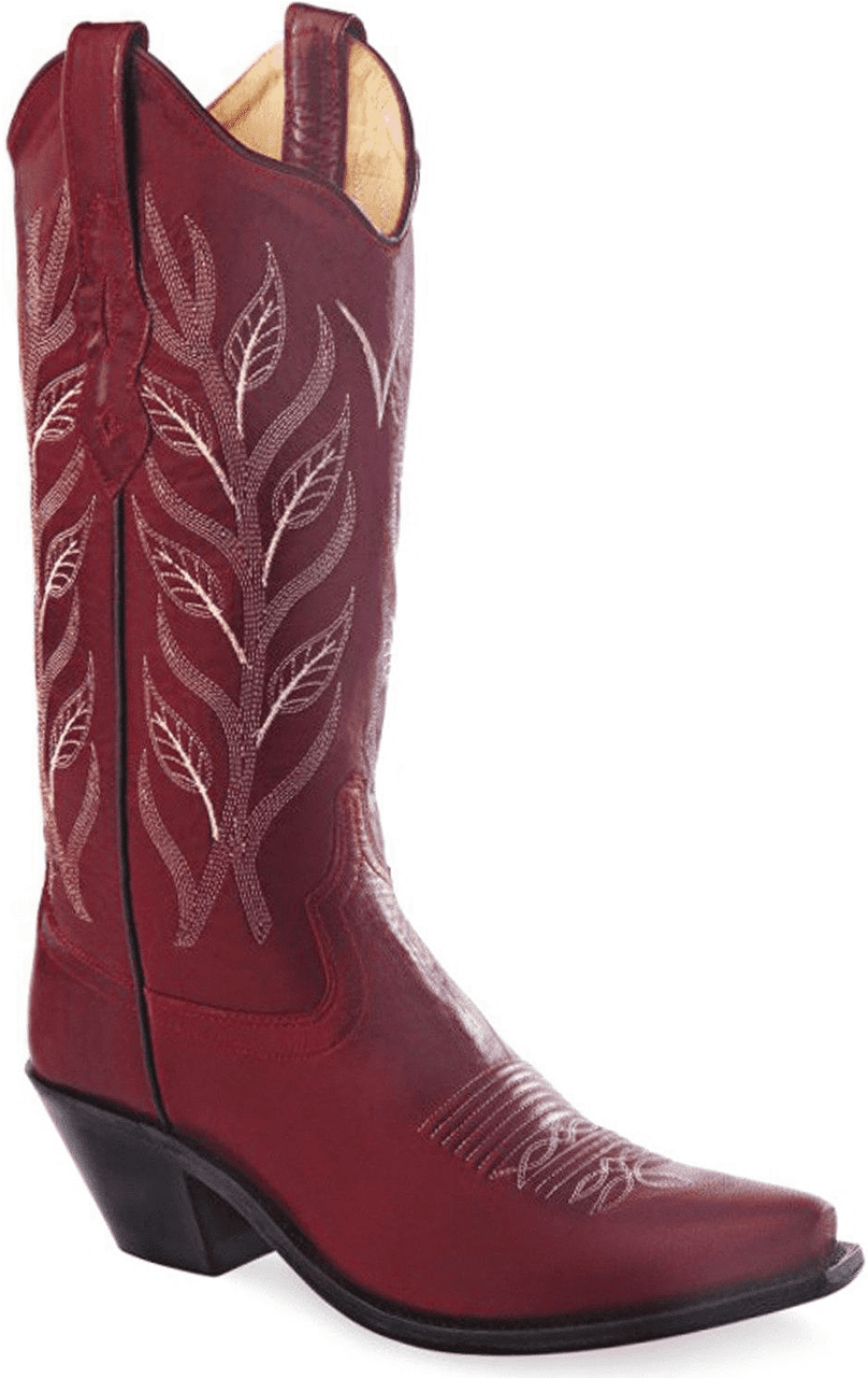Old West Women's Cowboy Boots Snip Toe Leather - Cowboy Boot Clipart (1024x1280), Png Download