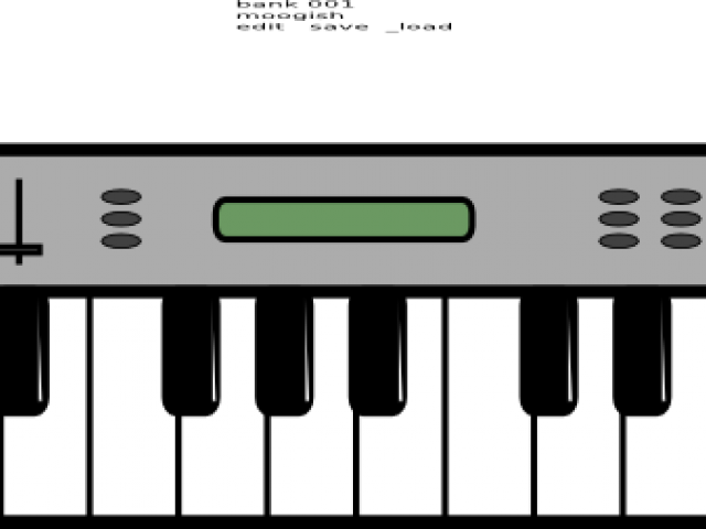 Clipart Keyboard Musik - Png Download (640x480), Png Download