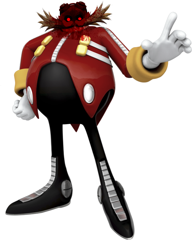 #sonic - Exe - Doctor Eggman Sonic Enemy Clipart (894x894), Png Download