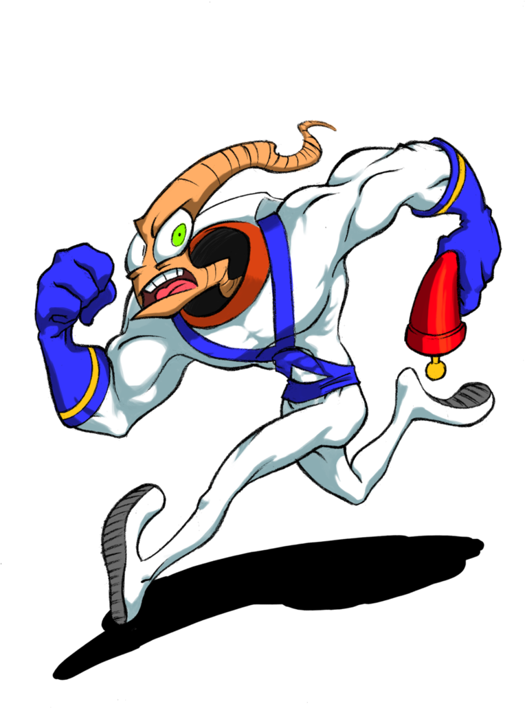 Earthworm Jim - Earthworm Jim Ssb Moveset Clipart (766x1043), Png Download