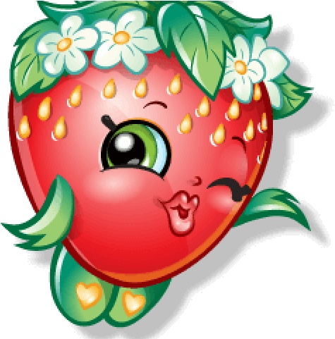 Shopkins Strawberry Kiss Clipart - Png Download (640x480), Png Download