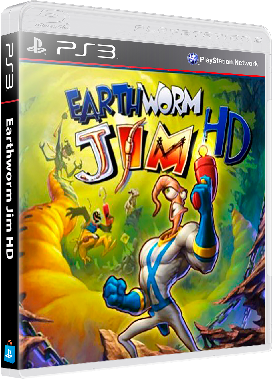 Earthworm Jim Hd - Earthworm Jim Hd Cover Clipart (984x1365), Png Download