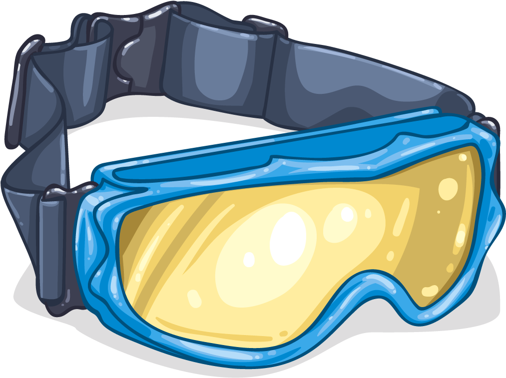 Ski Goggles - Dog Collar Clipart (1024x1024), Png Download