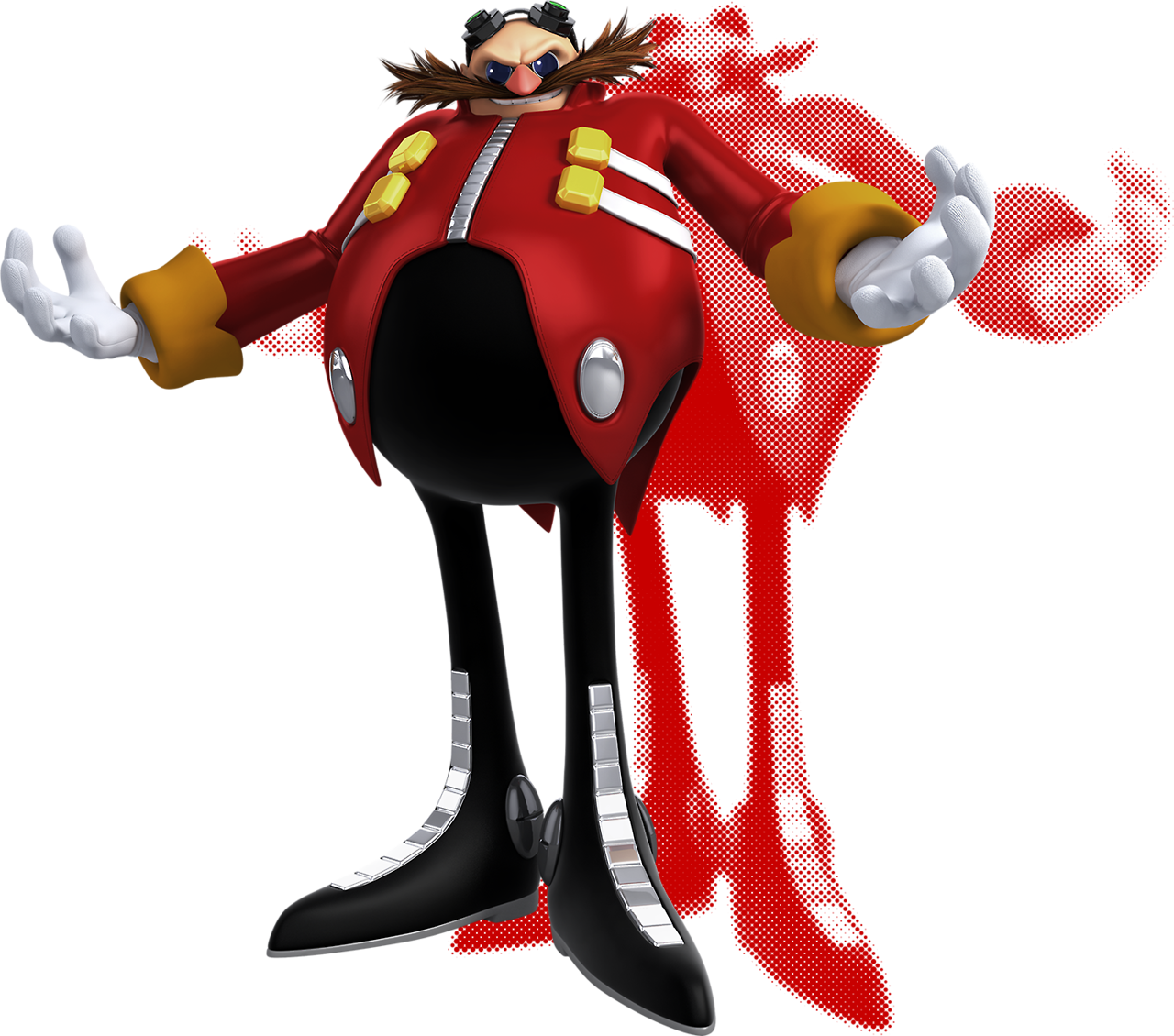 Dr Eggman Clipart (1280x1130), Png Download