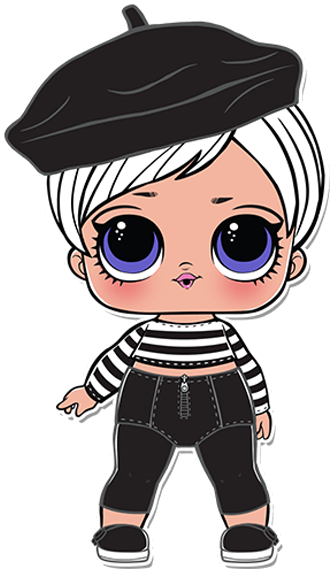 Lol Beatnik Babe - Doll Printable Lol Surprise Clipart (600x600), Png Download