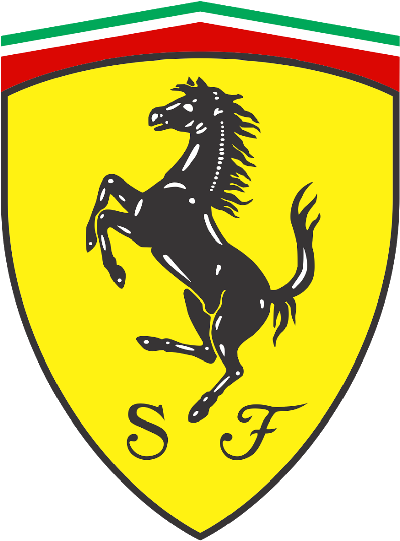 Porsche Vector Carrera Logo - Ferrari Logo Vector Png Clipart (1600x1136), Png Download