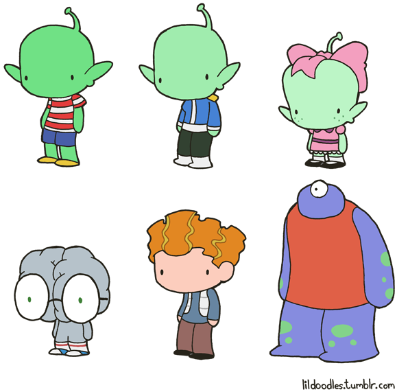 “ Lil' Lloyd In Space - Cartoon Clipart (600x585), Png Download