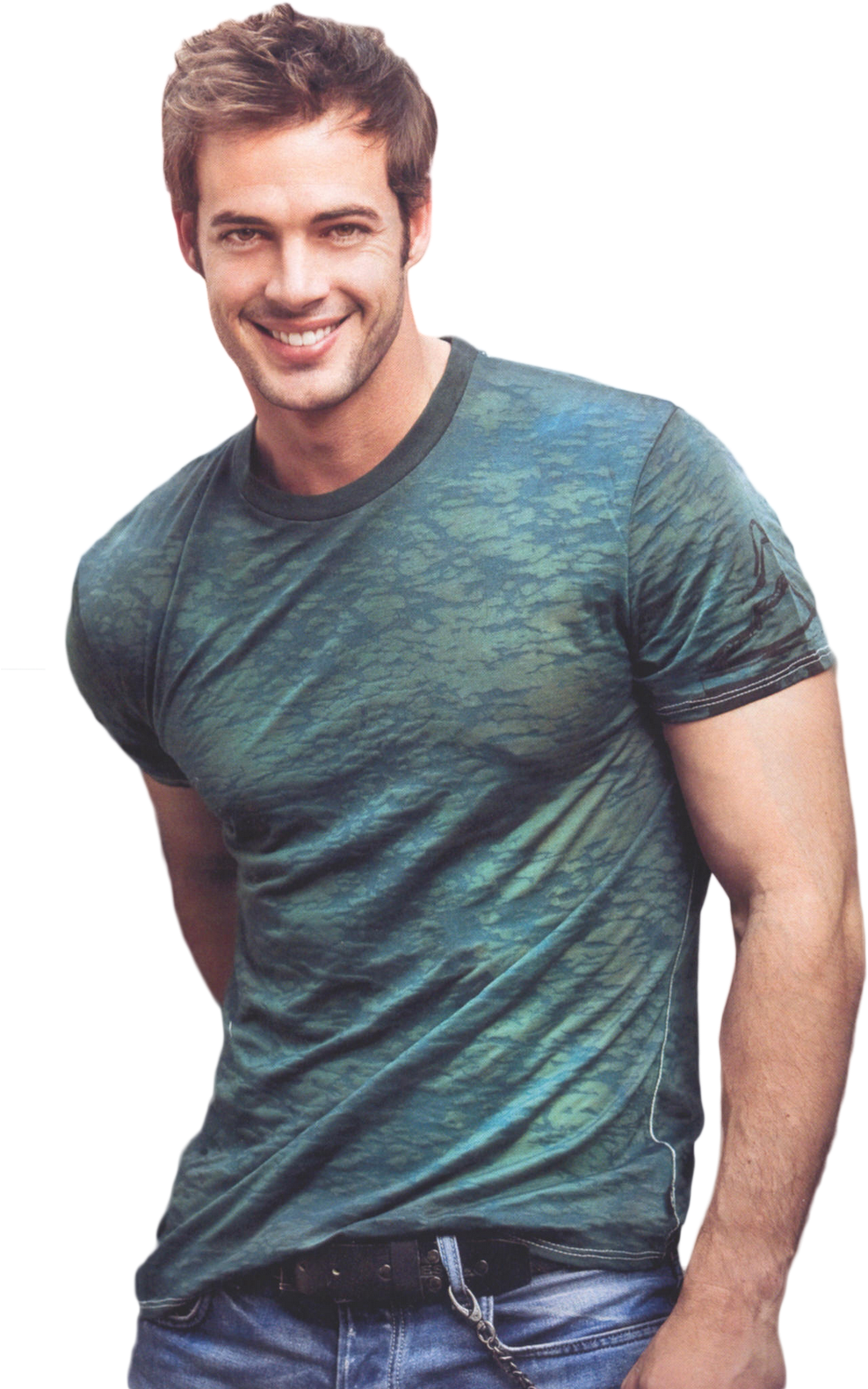 Disney Stars Shirtless - William Levy Clipart (1061x1600), Png Download