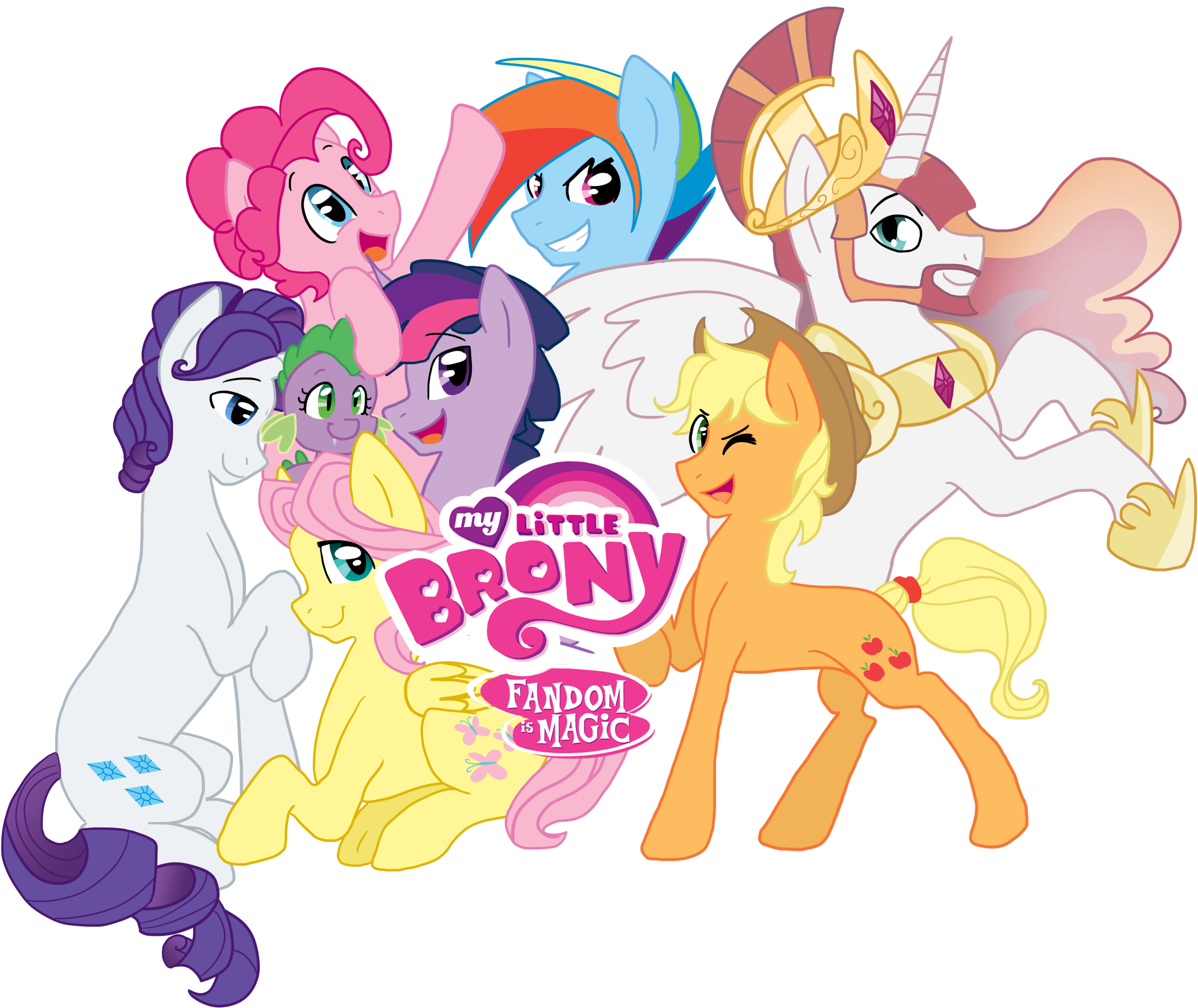 Ask Male Mane Six By Chubbybunny56-d4z6f - Mlp Mane 6 Gender Swap Clipart (2724x2267), Png Download