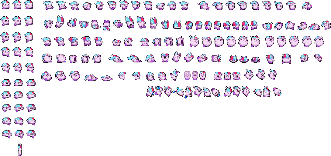 Http - //i - Imgur - Com/b1chz " - Kirby Hat Sprites No Background Clipart (1100x525), Png Download