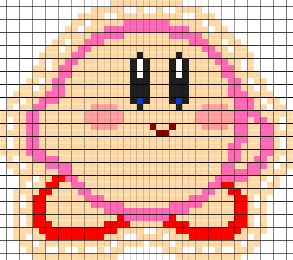 Yarn Kirby Perler Bead Pattern / Bead Sprite - Central City Brewing Co Ltd Clipart (946x841), Png Download