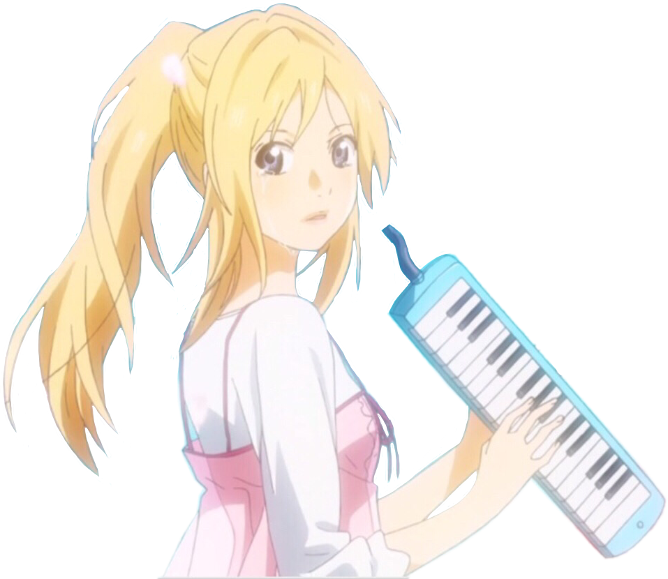 #anime #kaori #your Lie In April #freetoedit - Cartoon Anime Girls Clipart (957x830), Png Download