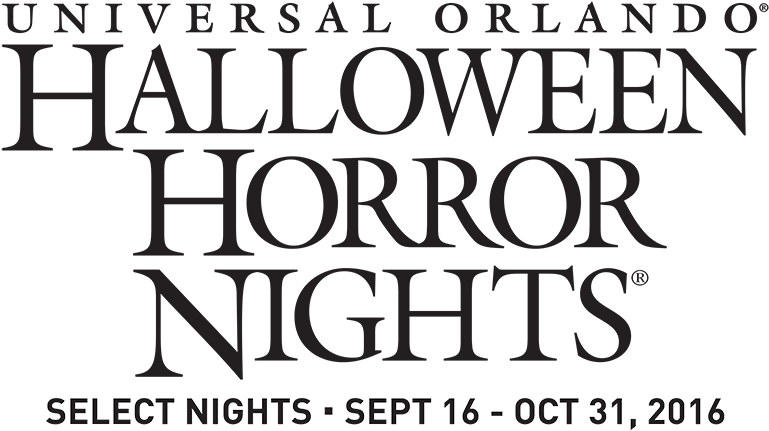 Universal Orlando Halloween Horror Nights 26 - Calligraphy Clipart (898x526), Png Download