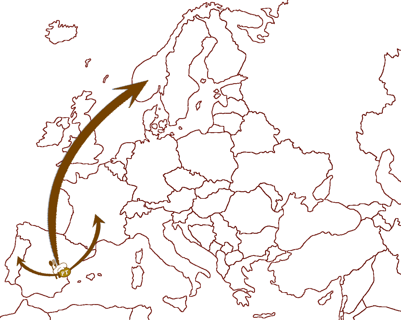 Algunos Ejemplos De Nuestra Experiencia - European Capitals City Clipart (1280x1024), Png Download