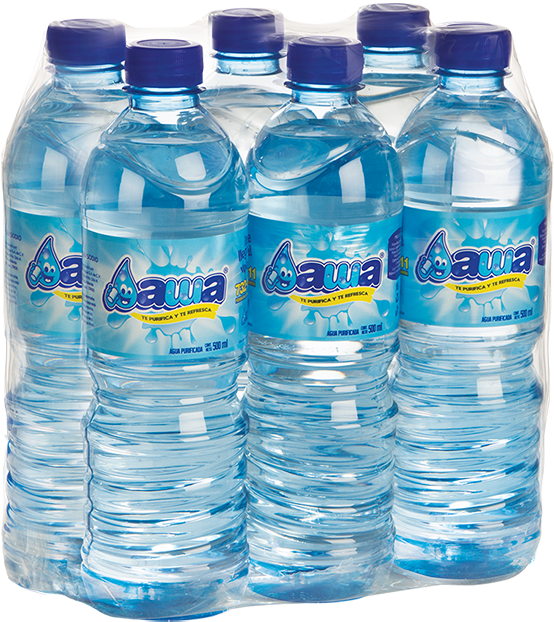Botella Awa Agua - Awa Marca Clipart (591x651), Png Download