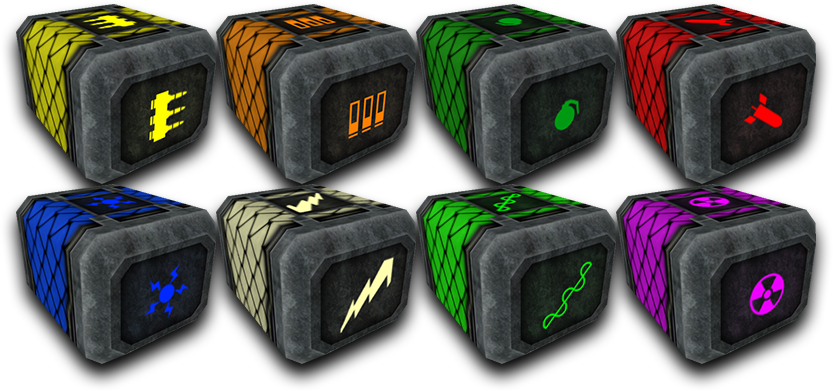 Those Are The Quake 4 Style Ammo Boxes I Made - Luggage And Bags Clipart (833x391), Png Download