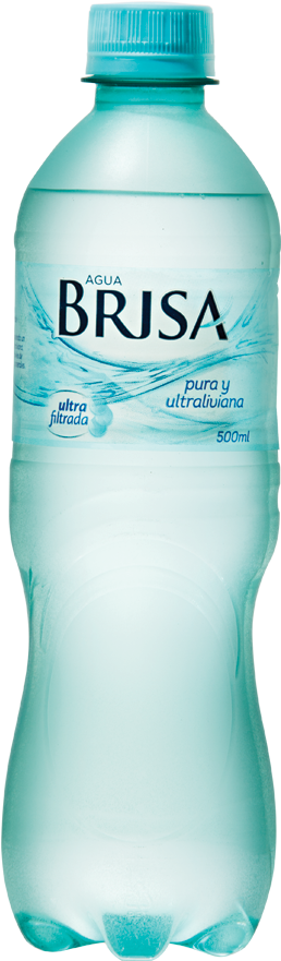 Agua Brisa - Plastic Bottle Clipart (400x900), Png Download