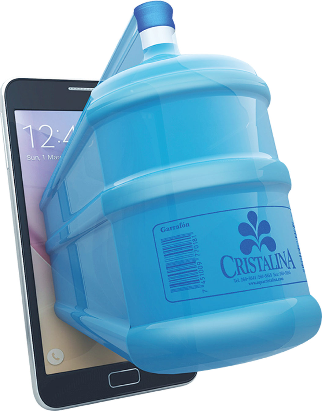 Botella - Water Bottle Clipart (1500x1500), Png Download